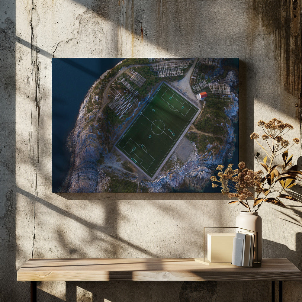 The furthest football field - Poster / Art Print - interiör