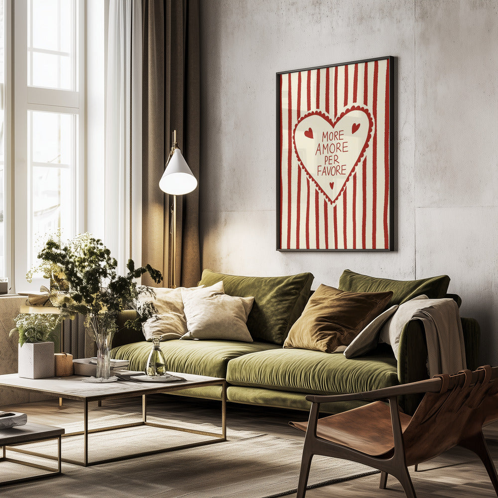 More Amore - Poster / Art Print - interiör