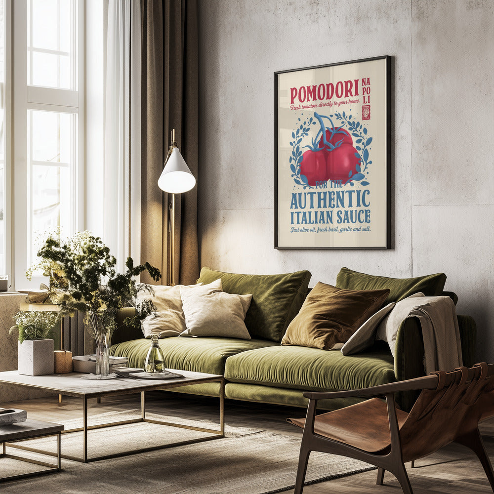 Pomodori Kitchen print - Poster / Art Print - interiör