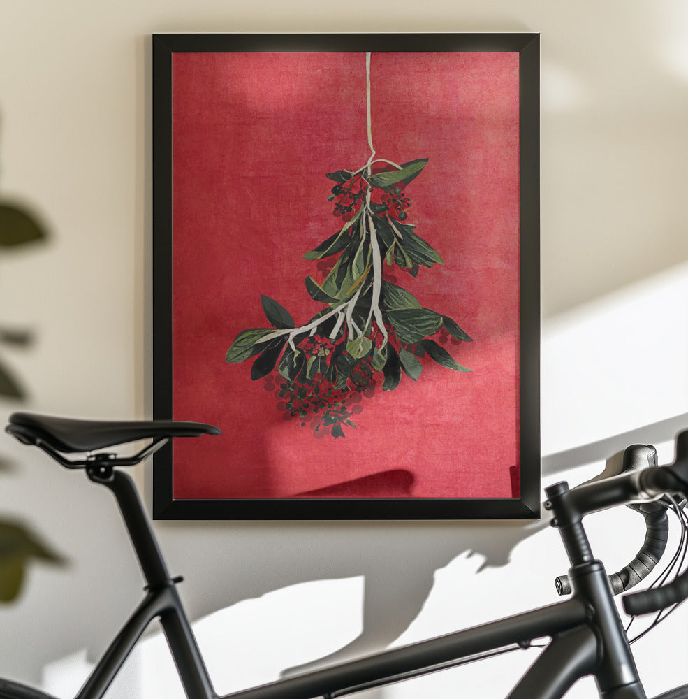 Painted Mistletoe - Poster / Art Print - interiör