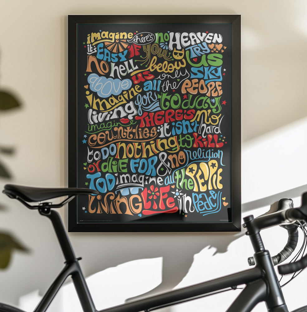 Imagine - Poster / Art Print - interiör