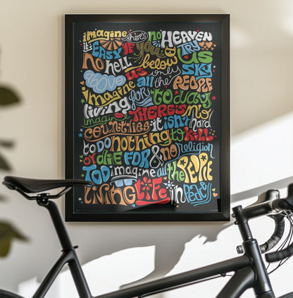 Imagine - Poster / Art Print - interiör
