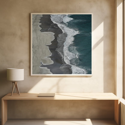 Running waves - Poster / Art Print - interiör