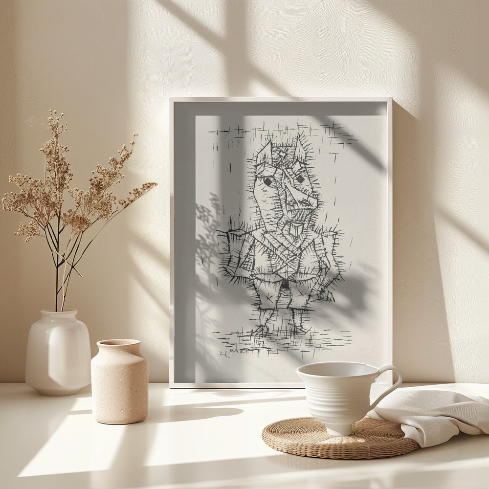 Ass Esel 1925 - Poster / Art Print - interiör