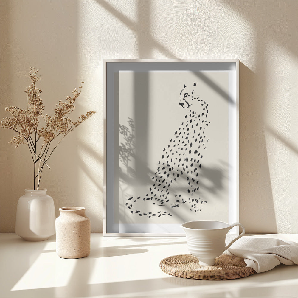 Pandc Leopard - Poster / Art Print - interiör