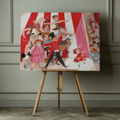 Circus in the city - Poster / Art Print - interiör