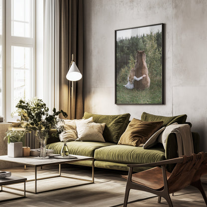 Best friends - Poster / Art Print - interiör