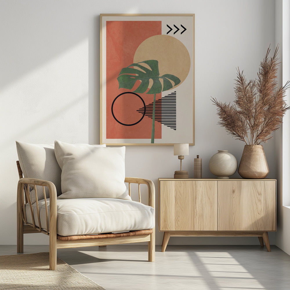 Geometric Botanica - Poster / Art Print - interiör