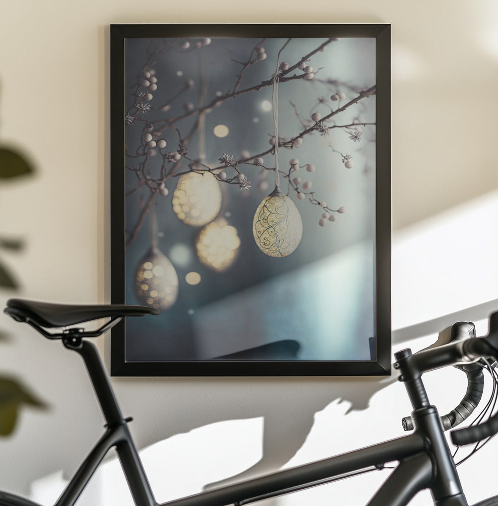 Beautiful Easter Eggs - Poster / Art Print - interiör