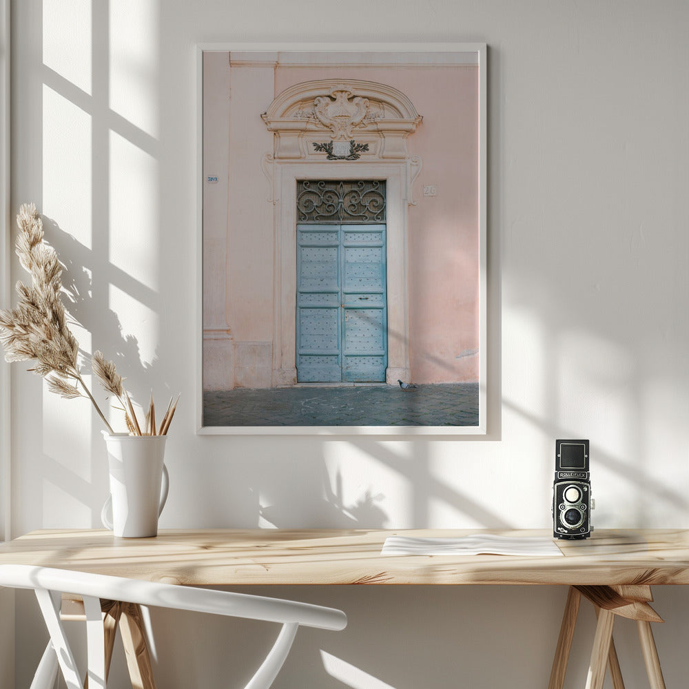 Pastel Trastevere - Rome Italy travel photography - Poster / Art Print - interiör
