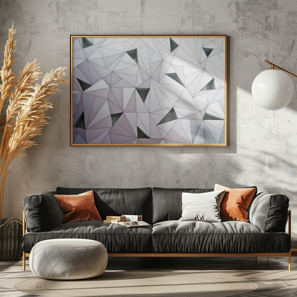 triangulation 1 - Poster / Art Print - interiör