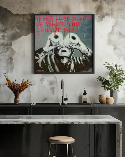 What you cannot see - Poster / Art Print - interiör