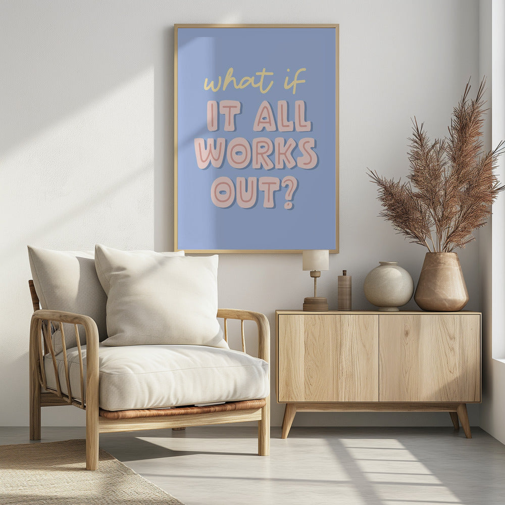 What If - Poster / Art Print - interiör