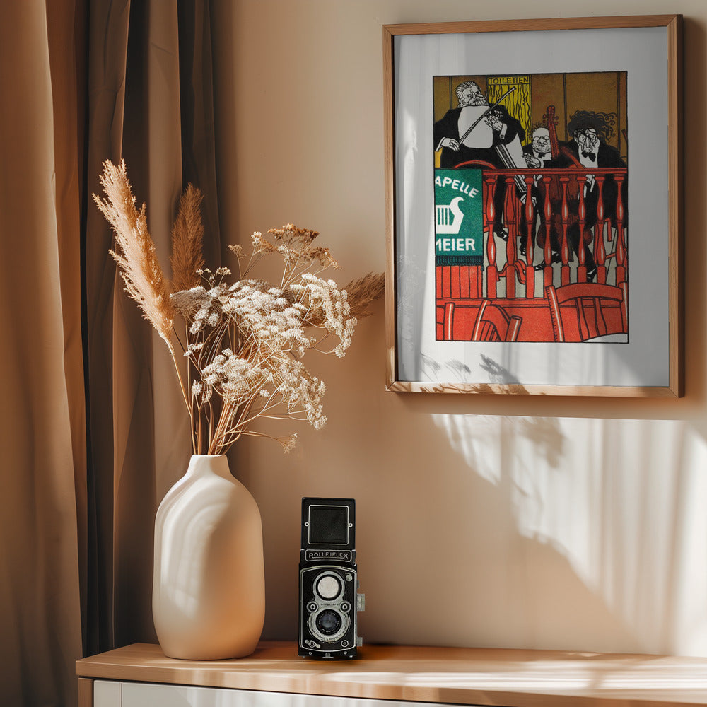 Salon Orchestra Meier - Poster / Art Print - interiör