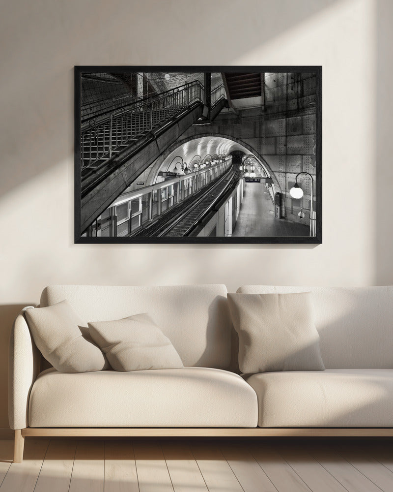 Metro - Paris - Poster / Art Print - interiör