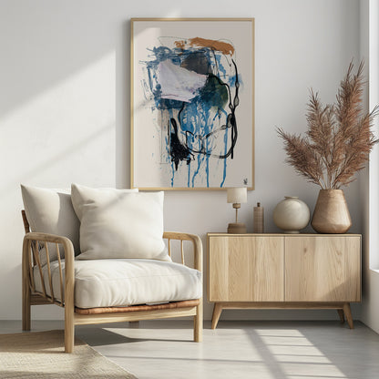 Twin Abstract 1 - Poster / Art Print - interiör