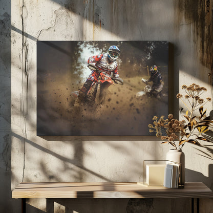 Motocross - Poster / Art Print - interiör