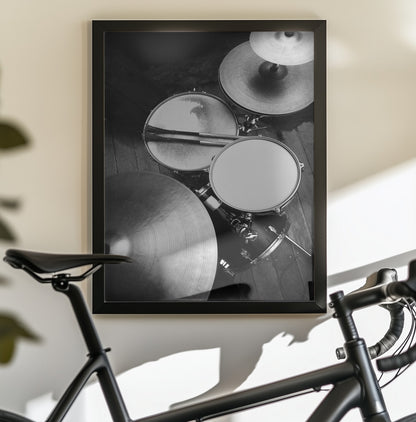 Drums - Poster / Art Print - interiör