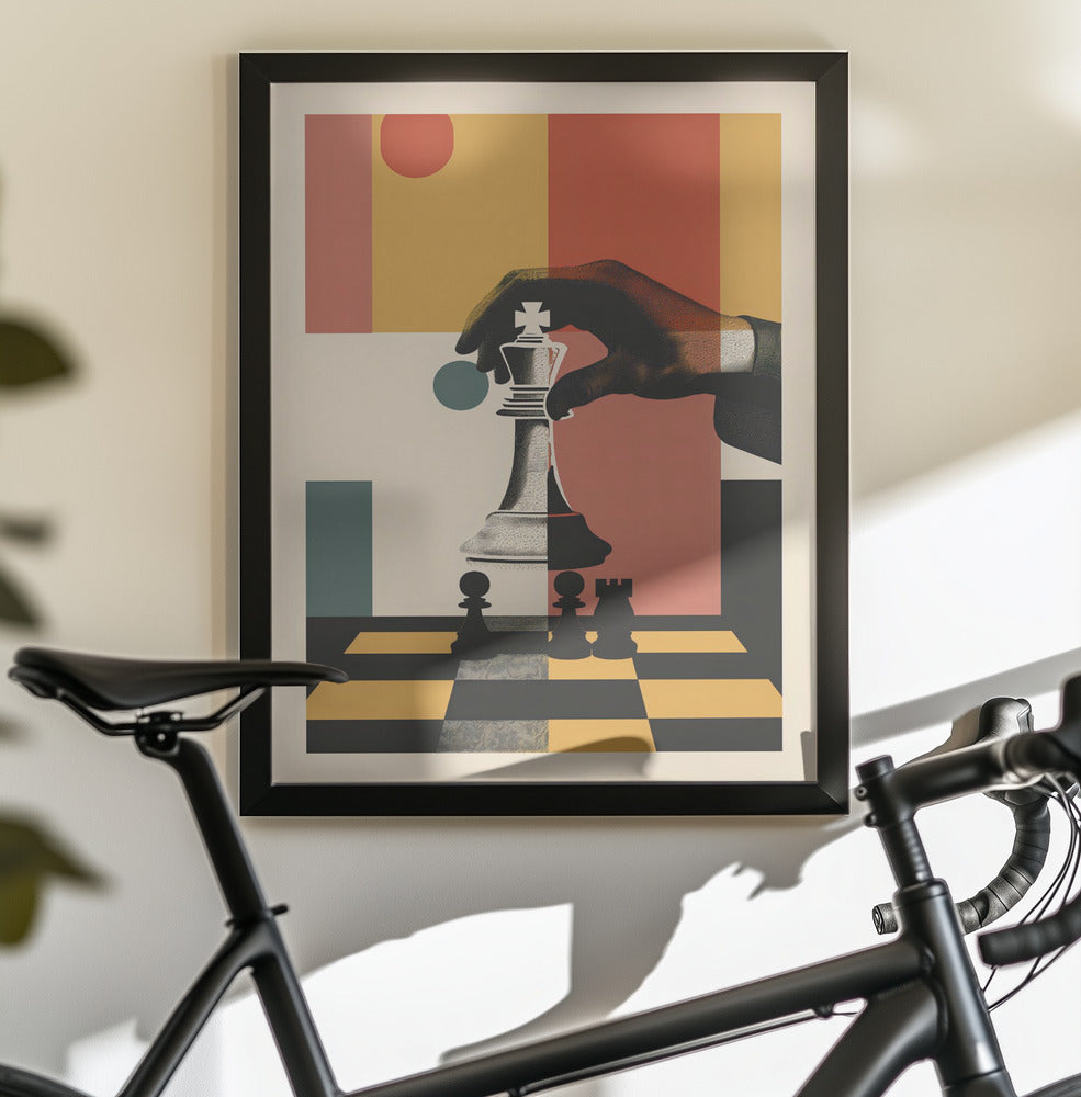 The Chess Player - Poster / Art Print - interiör