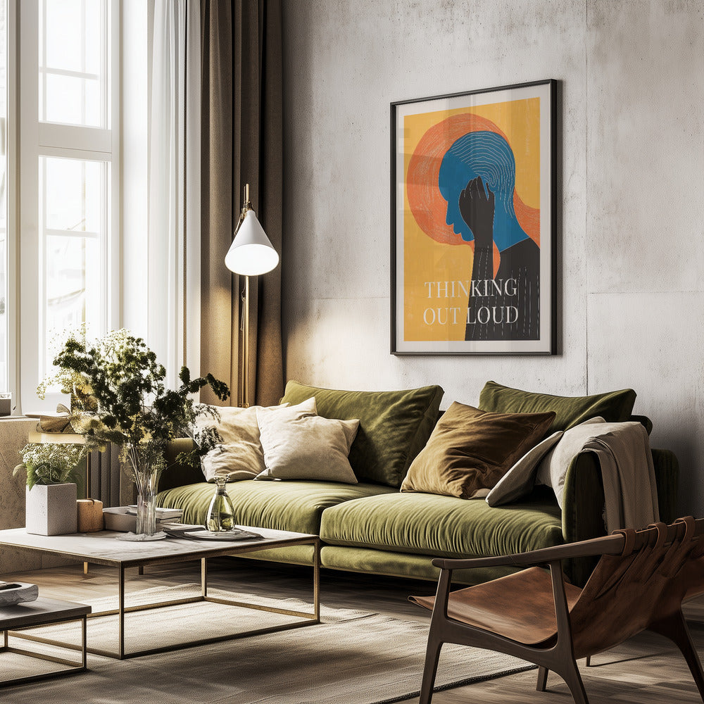 Thinking Out Loud - Poster / Art Print - interiör