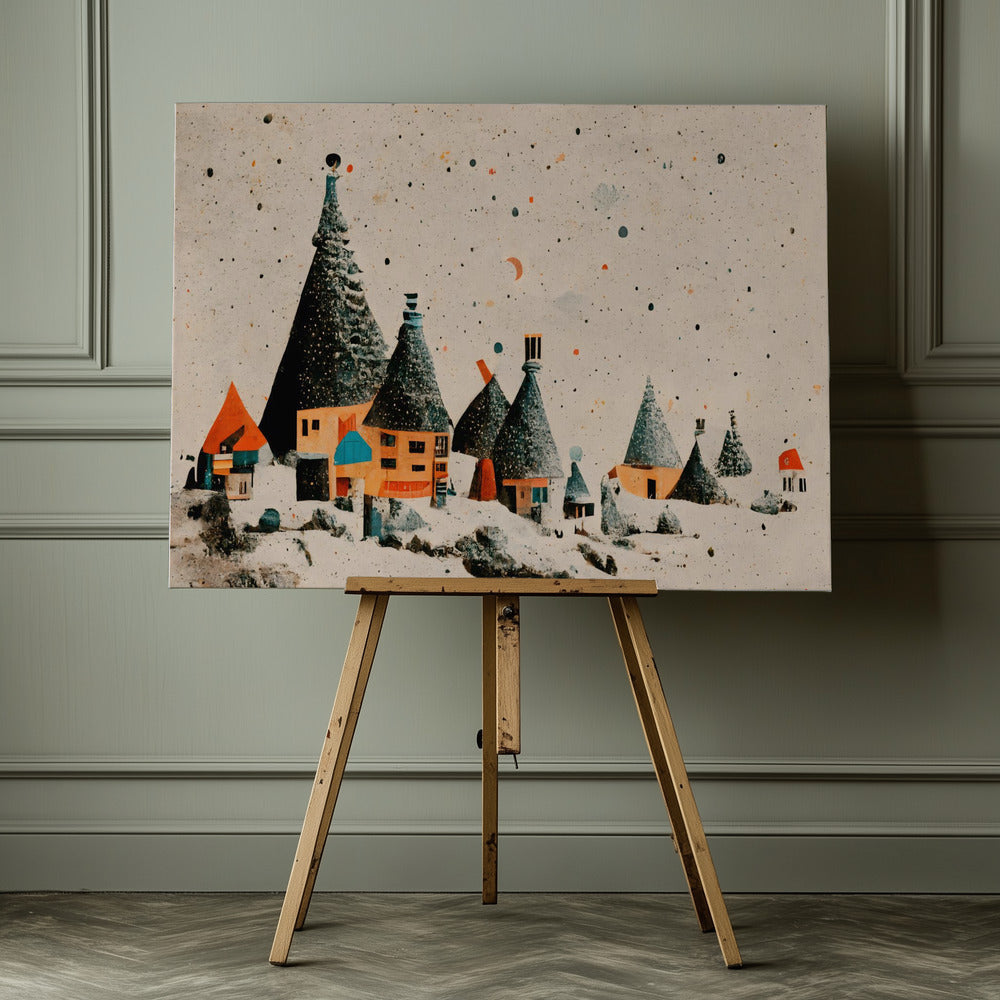 Fairy Village - Poster / Art Print - interiör