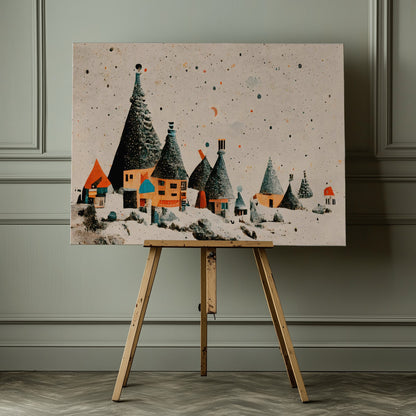 Fairy Village - Poster / Art Print - interiör