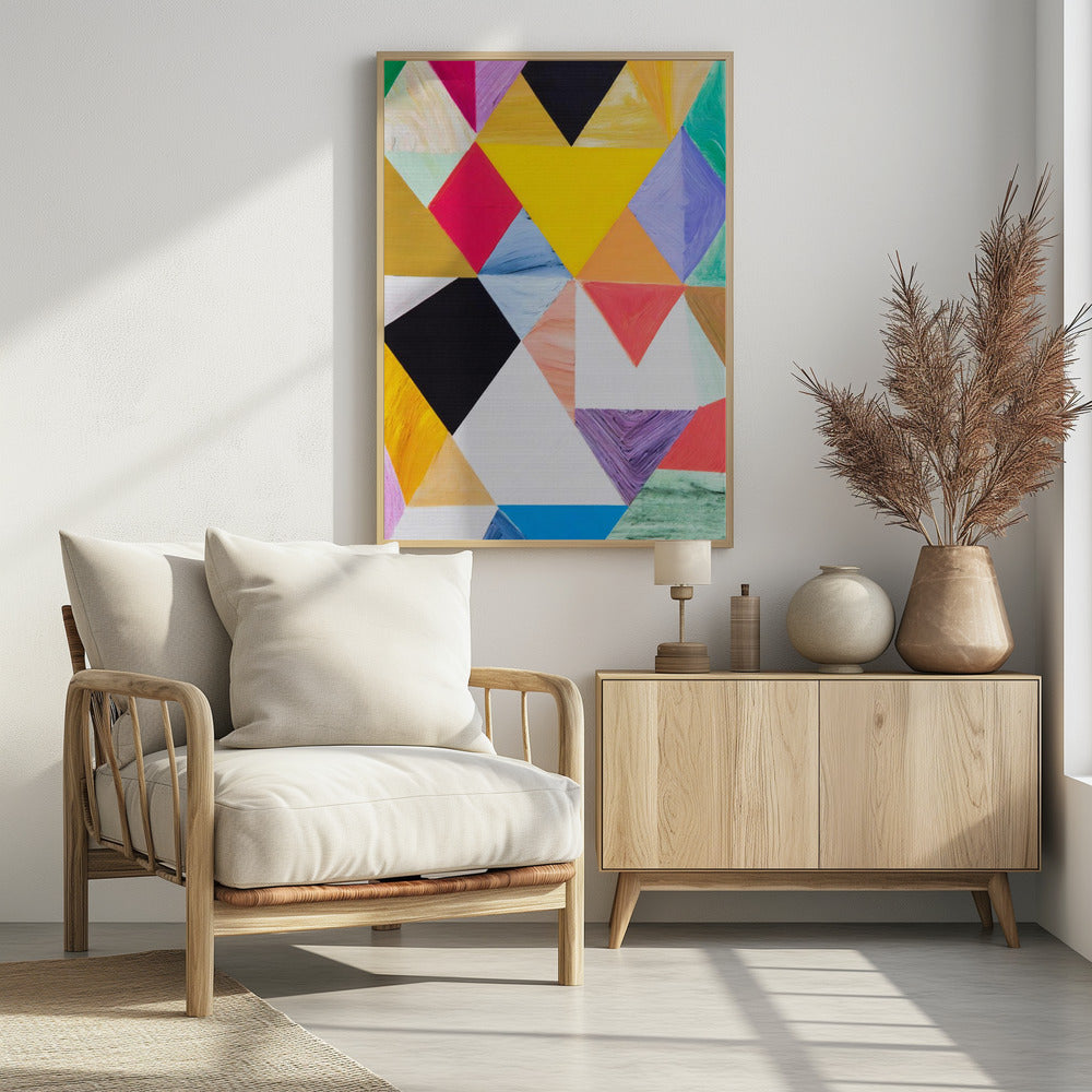Triangle Drama - Poster / Art Print - interiör
