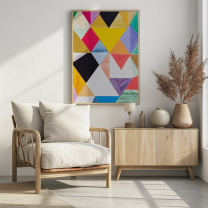 Triangle Drama - Poster / Art Print - interiör
