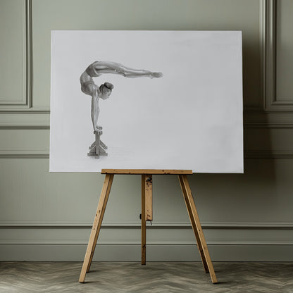 Gymnastics Series - Mexican Balance - Poster / Art Print - interiör