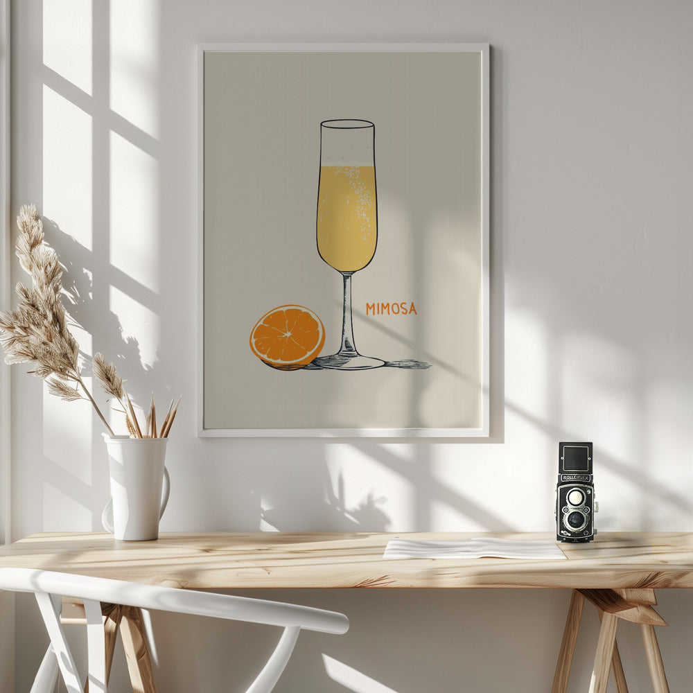 Mimosa No 5 - Poster / Art Print - interiör