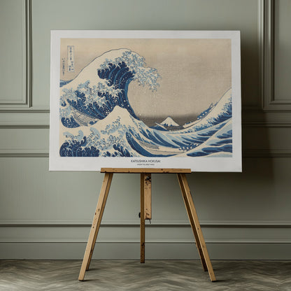 Under The Great Wave - Poster / Art Print - interiör