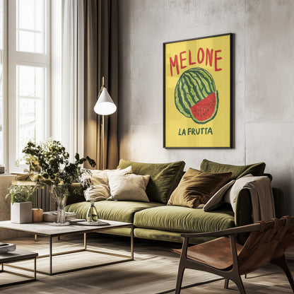Melon - Poster / Art Print - interiör