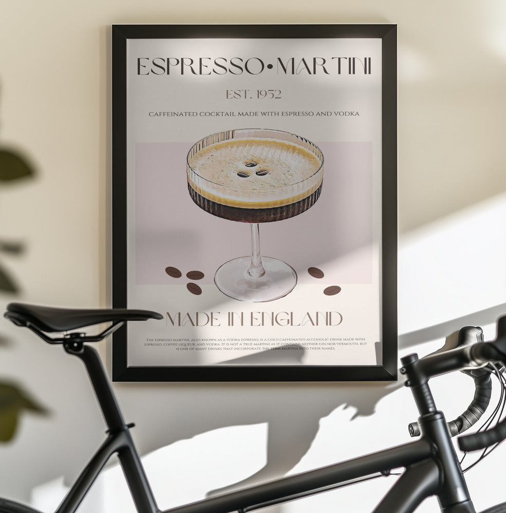 Espresso Martini print - Poster / Art Print - interiör