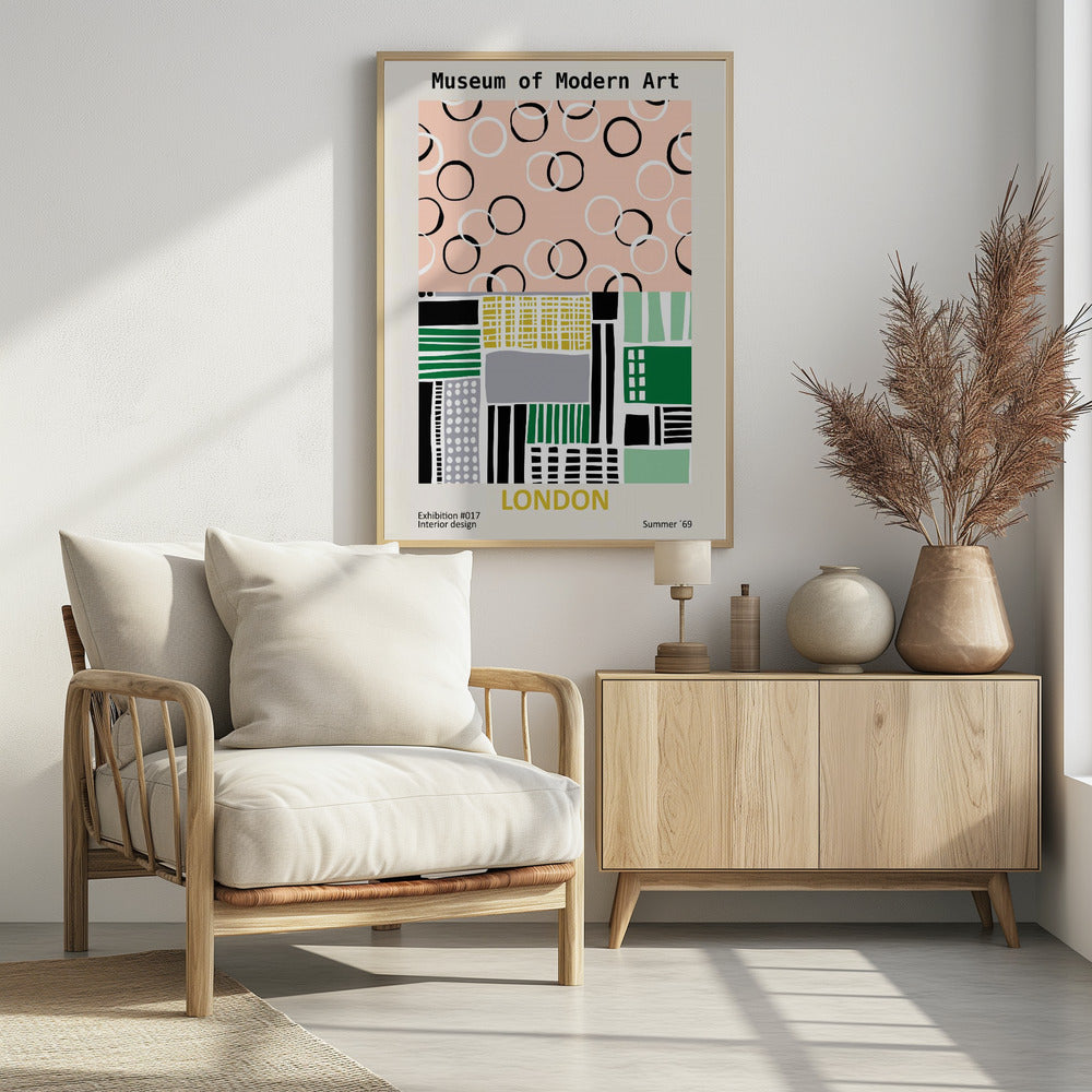 Museum of Modern Art London - Poster / Art Print - interiör