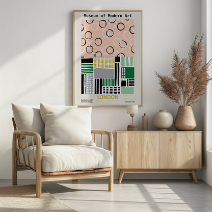Museum of Modern Art London - Poster / Art Print - interiör