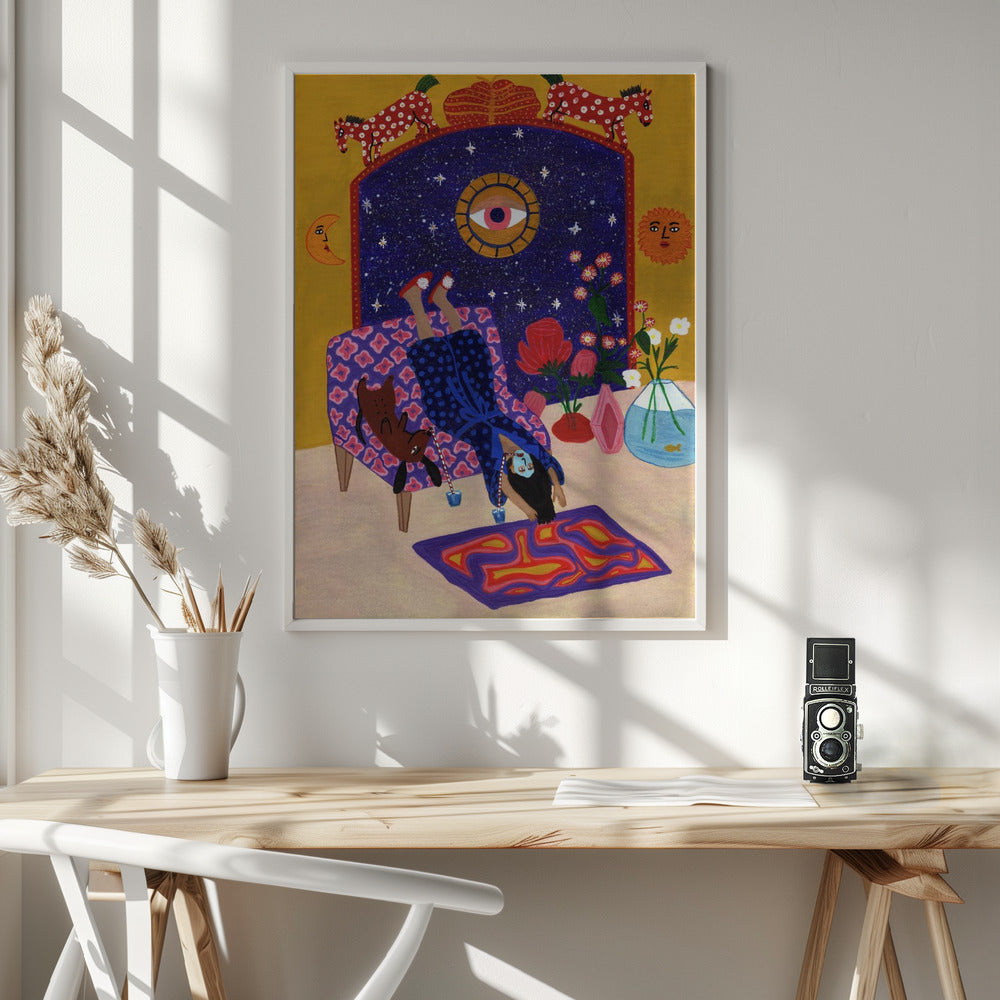 Day off from office - Poster / Art Print - interiör
