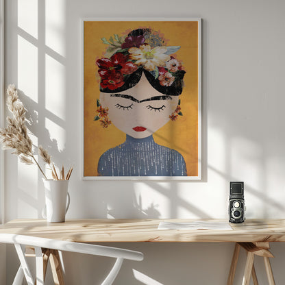 Frida (Yellow Version) - Poster / Art Print - interiör