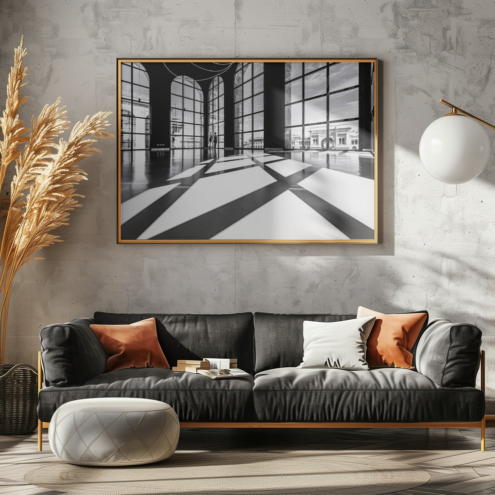 Lights and shadows - Poster / Art Print - interiör