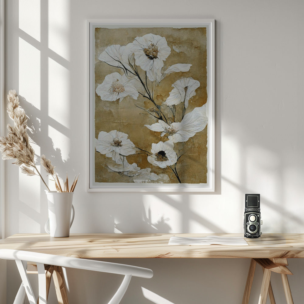 Delicate Blossoms - Poster / Art Print - interiör