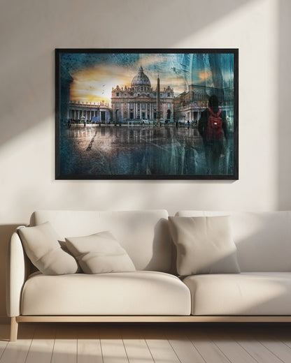 St. Peter's Square - Poster / Art Print - interiör