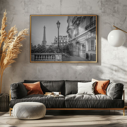 Monochrome Parisian Charme - Poster / Art Print - interiör