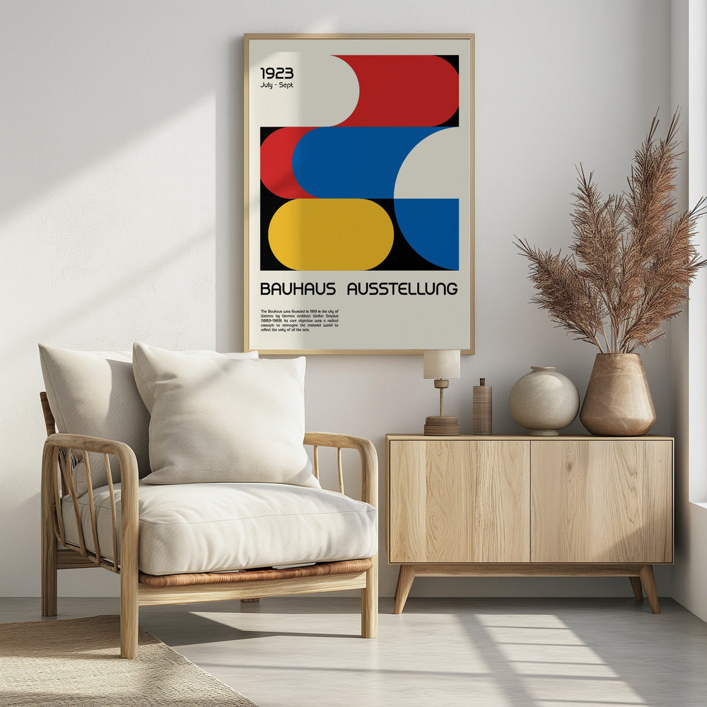 Bauhaus Ausstellung 1923 - Poster / Art Print - interiör