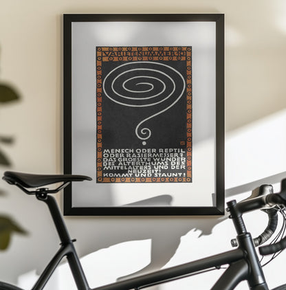 Variety Act 10 Man or Reptile or Razor? - Poster / Art Print - interiör