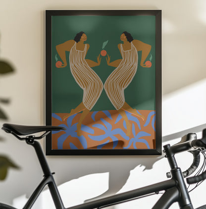 Mirror - Poster / Art Print - interiör