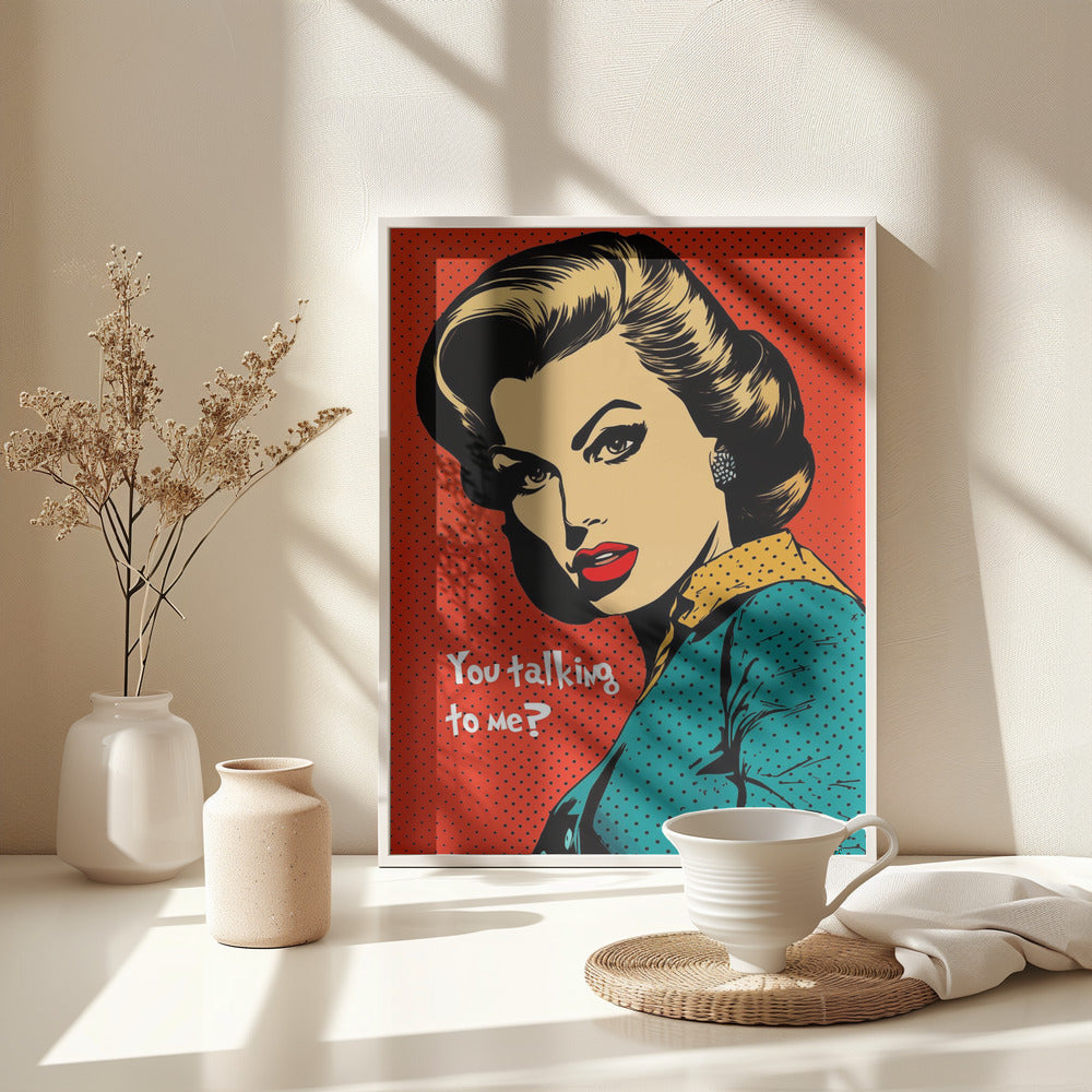 Retro Confidence - Poster / Art Print - interiör