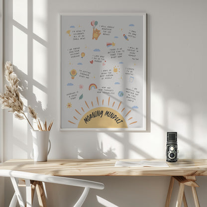 Morning Mindset - Poster / Art Print - interiör
