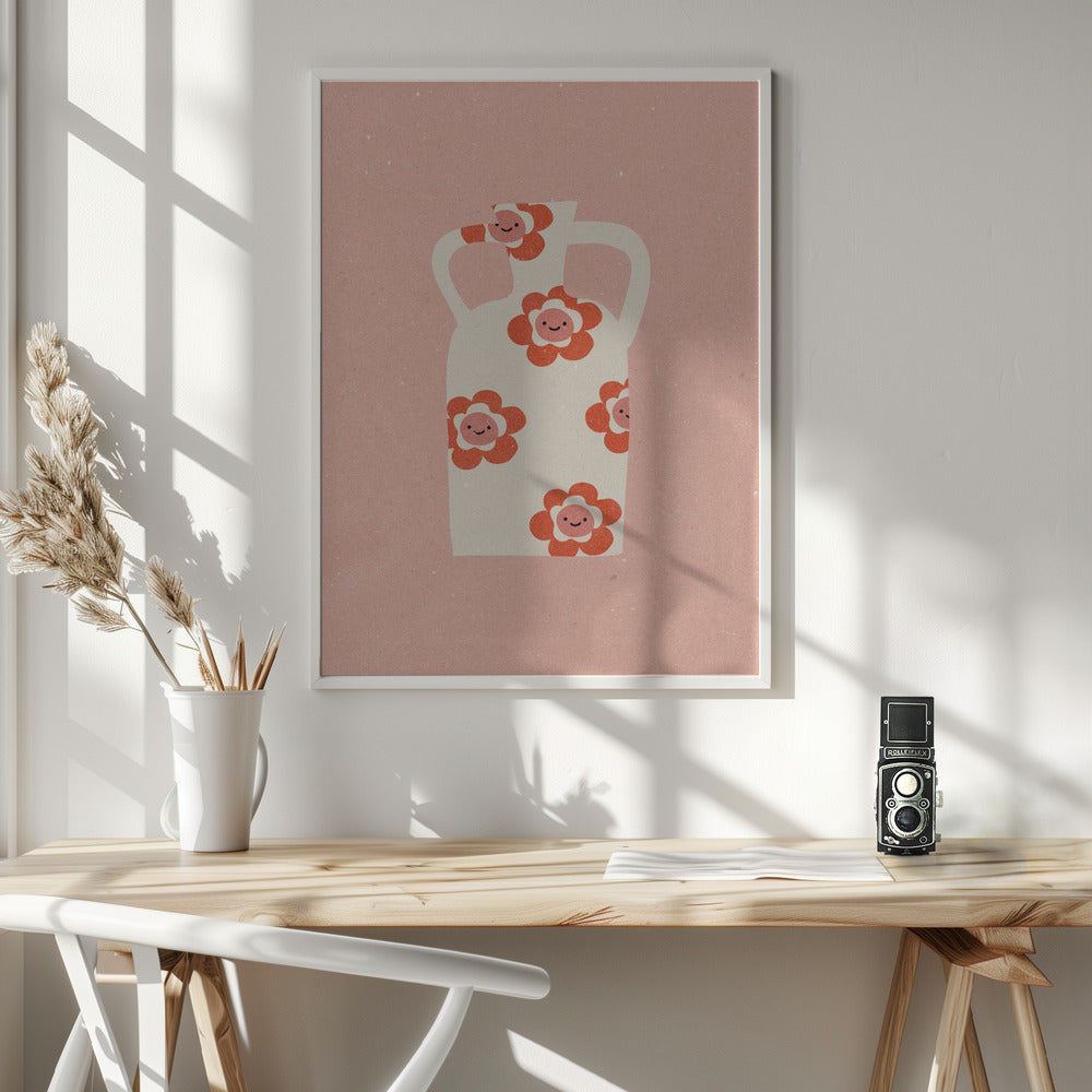 Vase 2 - Poster / Art Print - interiör