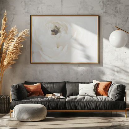 White Flower 02 - Poster / Art Print - interiör