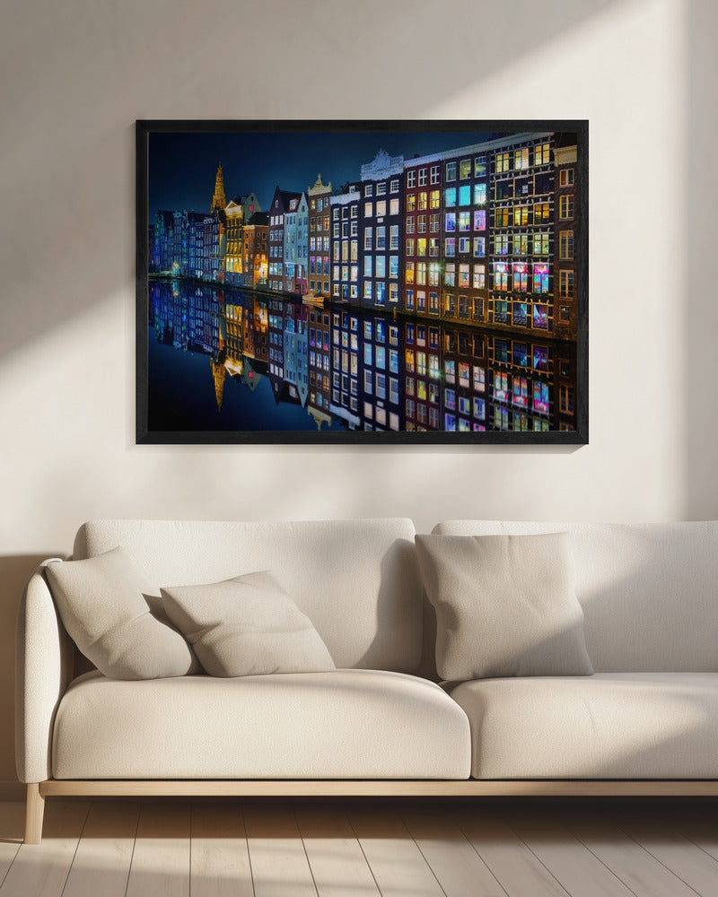 Amsterdam mirror. - Poster / Art Print - interiör