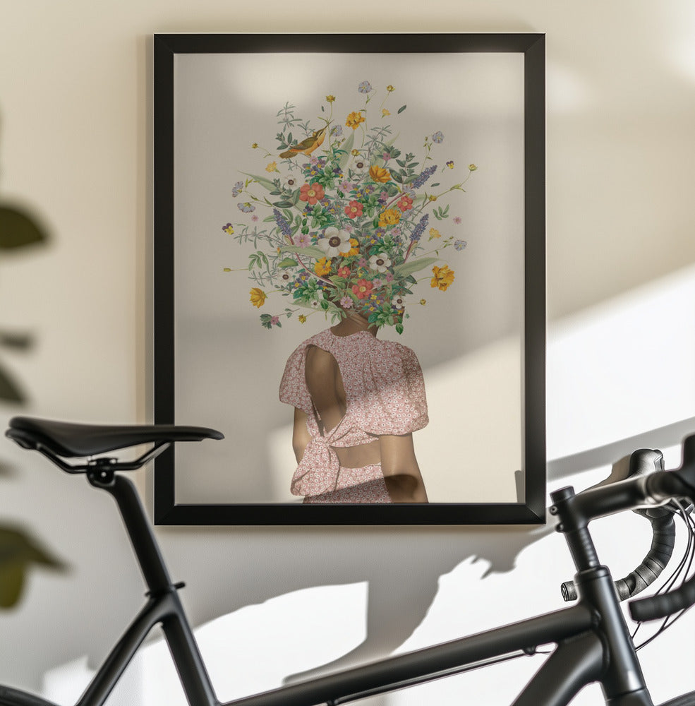 Wildflower bouquet - Poster / Art Print - interiör